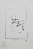 First Edition Stone-Plate Signed Artist Proof of Jerry Garcia’s “Figaro”