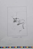Framed First Edition Stone-Plate Signed Printer's Proof of Jerry Garcia’s “Figaro”