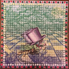 Mad Hatter Blotter Art