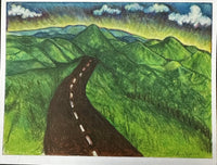 On The Road  ~ Blank Notecard ~ Amy Dawn Kotel