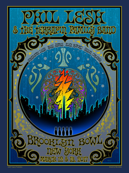 Phil Lesh & The Terrapin Family Band ~ Brooklyn Bowl, NY ~  March 12 & 13, 2017 ~ AE