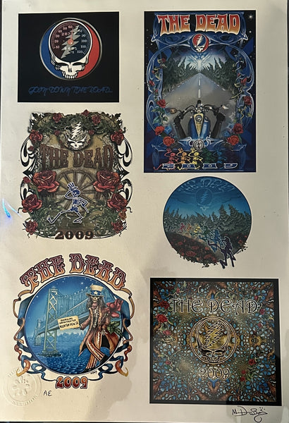 The Dead 2009 Tour Gig Poster Compilation Artist Edition