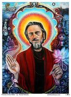 Portrait of Alan Watts Poster ~ Randal Roberts