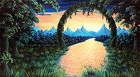 Daybreak on Moonlight River ~ ~ Grateful Dead Themed Artwork