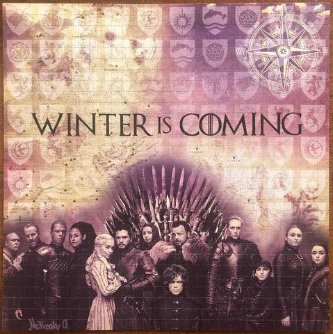 Winter is Coming Blotter Art