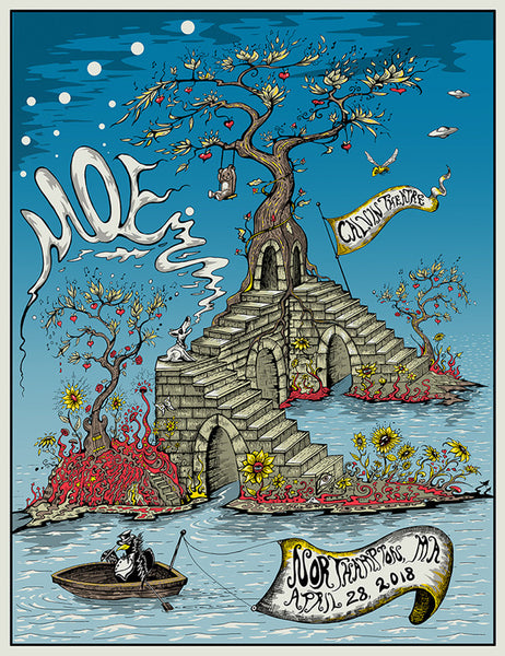 moe ~ Calvin Theatre - Northampton, MA - April 28, 2018 ~ Artist Edition