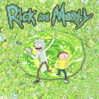 Rick and Morty Go Down The Wormhole Blotter Art