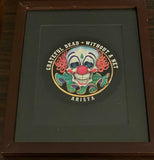 Grateful Dead “Without A Net” Album “Tomato Nose” Vintage Press Kit Promo Sticker ~ Framed