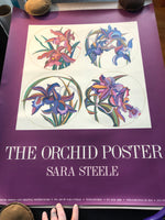 The Orchid Poster by Watercolorist Sara Steele