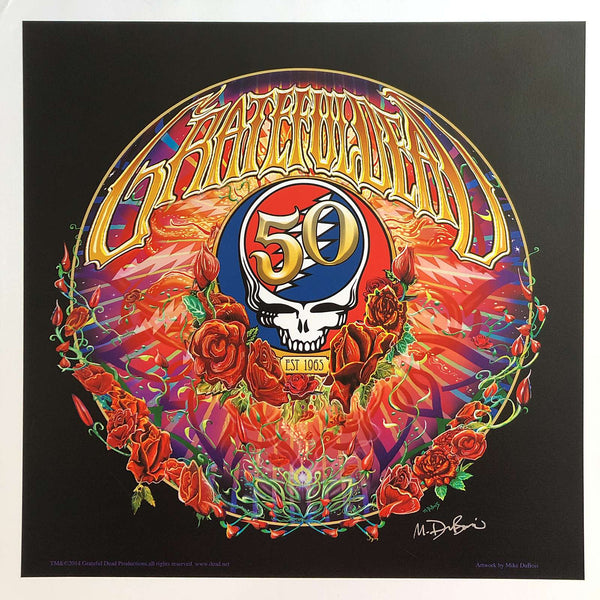 Grateful Dead 50th Anniversary Art Print